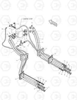 2170 TRAVEL PIPING TXC 140LC-1, Doosan