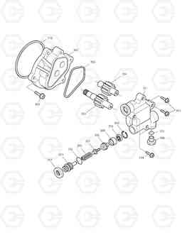 4120 GEAR PUMP TXC 140LC-1, Doosan