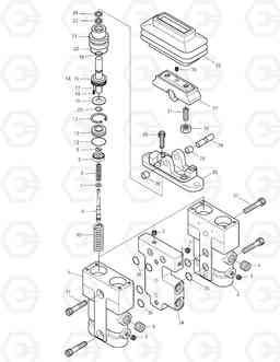 4200 PEDAL VALVE TXC 140LC-1, Doosan