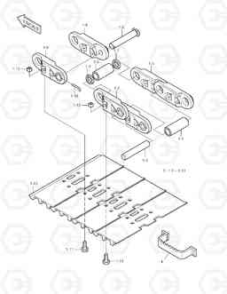 6320 TRACK SHOE ASS'Y-510G FOR STD. TXC 140LC-1, Doosan