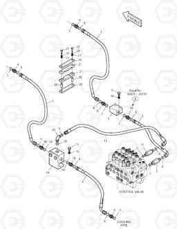 6650 MAIN PIPING-ONE & TWO WAY TXC 140LC-1, Doosan