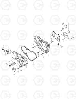 012 TIMING GEAR CASE TXL200-1, Doosan