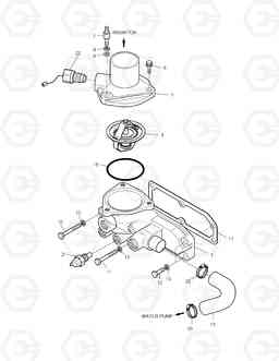 021 THERMOSTAT TXL200-1, Doosan
