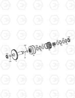 3130 COUPLING K1-T/MISSION(4) TXL200-1, Doosan