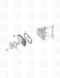 3250 EMG. STEERING PUMP-T/MISSION(15) TXL200-1, Doosan