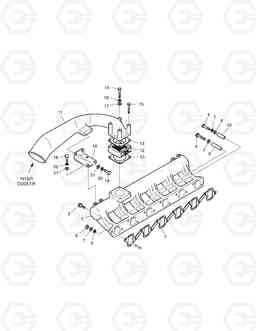 025 INTAKE MANIFOLD TXL400-1, Doosan