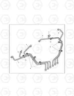 028 INJECTION PIPE TXL400-1, Doosan