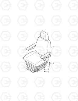 1310 SEAT MOUNTING TXL400-1, Doosan