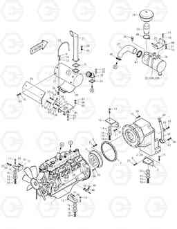 1110 ENGINE MOUNTING TXL160-1, Doosan