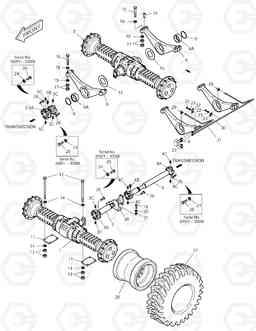 1140 AXLE & DRIVE SHAFT TXL160-1, Doosan