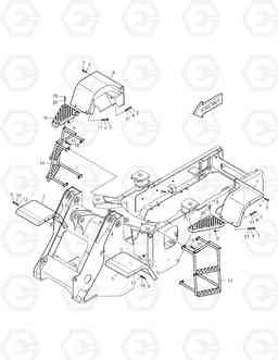 1370 FENDER & LADDER TXL160-1, Doosan