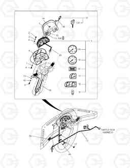 1420 ELECTRIC PARTS(2)-GAUGE PANEL TXL160-1, Doosan