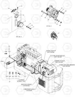 1460 ELECTRIC PARTS(6)-ALTERNATOR TXL160-1, Doosan