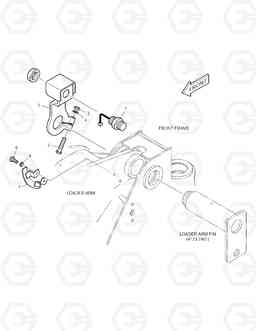 2120 ARM RAISE KICK OUT TXL160-1, Doosan