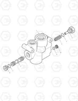 3431 PRIORITY VALVE TXL160-1, Doosan