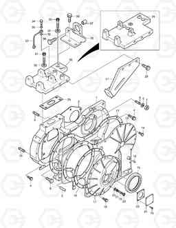 012 TIMING GEAR CASE TXL300-1, Doosan