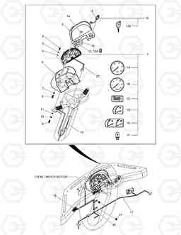 1440 ELECTRIC PARTS(1)-GAUGE PANEL TXL300-1, Doosan