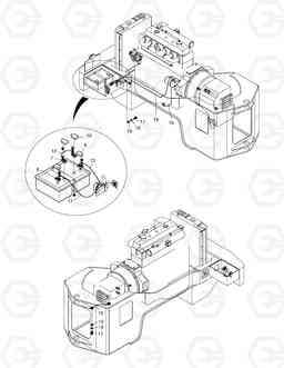 1510 ELECTRIC WIRING(1)-BATTERY TXL300-1, Doosan