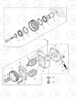 017 OIL PUMP MEGA400-V FACE LIFT, Doosan