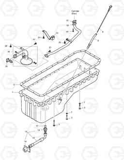 020 OIL PAN MEGA400-V FACE LIFT, Doosan