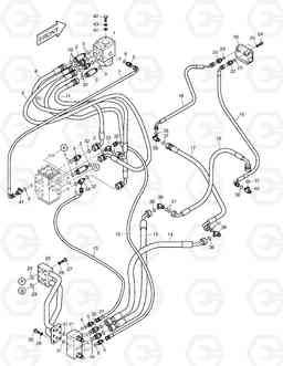 1160 STEER PIPING MEGA400-V FACE LIFT, Doosan