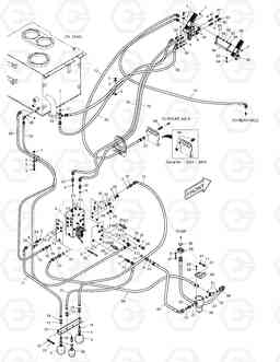 1190 BRAKE PIPING MEGA400-V FACE LIFT, Doosan