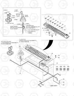 1390 ELECTRIC PARTS(2)-SWITCH BOX MEGA400-V FACE LIFT, Doosan