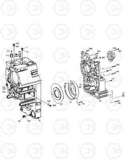 3120 GEARBOX HOUSING-TRANSMISSION MEGA400-V FACE LIFT, Doosan