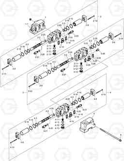 3600 CONTROL VALVE-3 SPOOL MEGA400-V FACE LIFT, Doosan