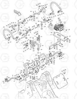 5580 CONTROL VALVE PIPING-3 SPOOL MEGA400-V FACE LIFT, Doosan