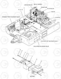 1310 ELECTRIC PARTS(2) - BATTERY SOLAR 018VT, Doosan