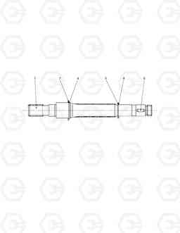 4110 SHAFT SOLAR 018VT, Doosan