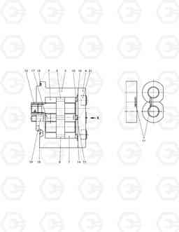 4160 GEAR PUMP SOLAR 018VT, Doosan