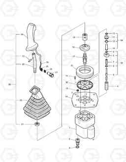 4240 JOYSTICK SOLAR 018VT, Doosan