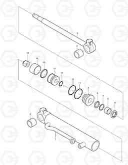 4340 EXTENTION CYLINDER SOLAR 018VT, Doosan