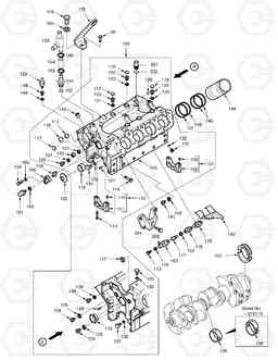 011 CYLINDER BLOCK SOLAR 450LC-V, Doosan