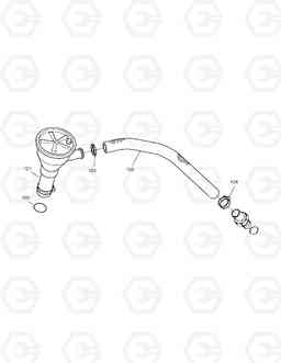 014 ENGINE BREATHER SOLAR 450LC-V, Doosan