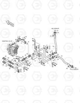 1220 OIL COOLER PIPING(2) SOLAR 450LC-V, Doosan