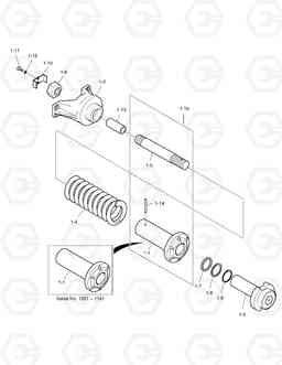 2120 TRACK SPRING ASS'Y SOLAR 450LC-V, Doosan