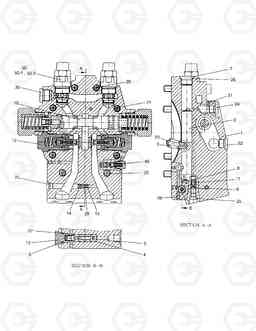 4180 TRAVEL MOTOR-CONTROL SOLAR 450LC-V, Doosan