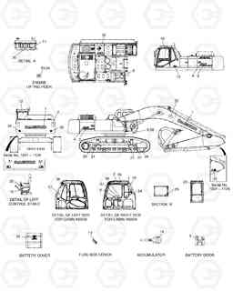 5140 NAME PLATE-EUROPE SOLAR 450LC-V, Doosan