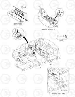 6100 TRAVEL/SWING ALARM ASS'Y SOLAR 450LC-V, Doosan