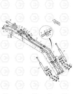 6340 BOOM PIPING-11m SOLAR 450LC-V, Doosan