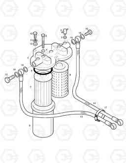 018 FUEL FILTER SOLAR 280LC-3(B)   , Doosan