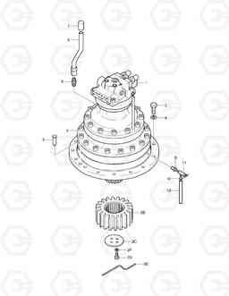 1190 SWING DEVICE(1) SOLAR 280LC-3(B)   , Doosan