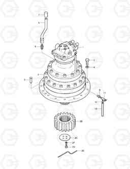 1190 SWING DEVICE(1) SOLAR 280LC-3(B)   , Doosan