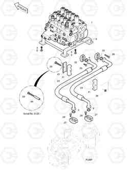 1240 MAIN PIPING(1)-DX28 SOLAR 280LC-3(B)   , Doosan