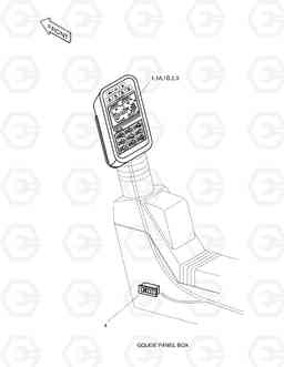 1630 ELECTRIC PARTS(1)-GAUGE PANEL SOLAR 280LC-3(B)   , Doosan