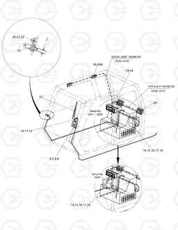 1670 ELECTRIC PARTS(5)-CABIN SOLAR 280LC-3(B)   , Doosan