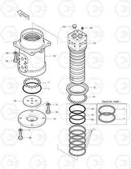 2170 CENTER JOINT SOLAR 280LC-3(B)   , Doosan